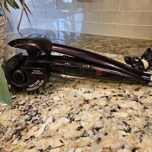 Conair Infiniti Pro CD203R Curl Secret Curling Iron Hair Curler Purple